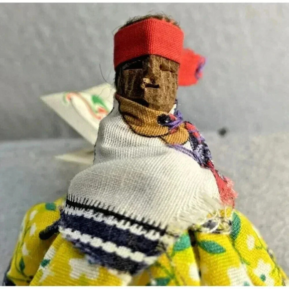 Tarahumara Wood Doll Mexican Folk Art Hand Carved - Picture 6 of 7